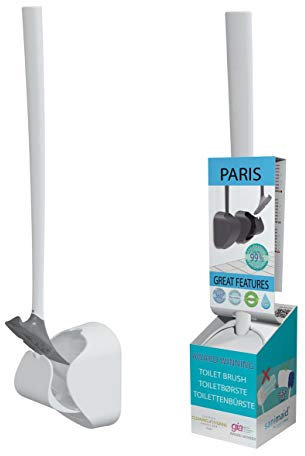 Sanimaid - Paris - Toilettenreiniger - Weiß - Mit Wandhalterung