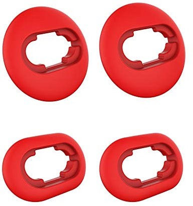 Colorful 2 Paare Silikon Ohrstöpsel Ear Tips für Samsung Galaxy Buds Live Ersatz Ohrpolster (Rot)