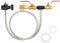 Easyhomie W21.8 Tuyau adaptateur de recharge CO2, kit de raccordement de cylindre de CO2 avec tuyau de 36 pouces et manomètre à double valve 3000 PSI