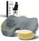 Travel Ease Verdicktes U-Form Sitzkissen, Memory-Schaum ergonomisches Sitzkissen für größere Personen, passend für Bürostuhl, Autositz, Gaming-Stuhl (Grau)