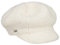 Seeberger Teddy Fur Ballonmütze Schirmmütze Damencap Wintercap Kunstfellcap Baker-Boy-Mütze (One Size - weiß)