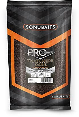 Sonubaits Pro Thatchers Groundbait 900g X2 (Black)