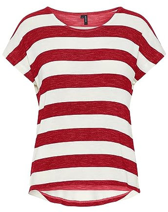 VERO MODA VMWIDE Stripe S/L TOP GA JRS NOOS