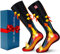 G Männer Frauen Batteriesocken wiederaufladbare elektrische Socken, wärmeisolierte Unisex Socken Set, Winter warme Thermo Heizsocken, Batteriesocke Skifahren Radfahren Jagd Fußwärmer