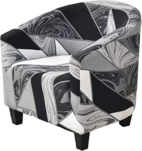 uyeoco Housse de Fauteuil Cabriolet Chesterfield Extensible, Élégant Mode Couleur Unie Couverture de Fauteuil Antidérapant, Tub Chair Housse de Canapé sans Housse de Coussin (Color : #27)
