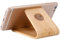 Agatige Handy-Ständer, Handyhalter aus Walnussholz, Telefonhalterung aus Holz, 100 x 75 x 50 mm Handyhalterung aus Bambus, Universeller Handy-Halter, Rutschfester Stabiler Tisch-Handy-Ständer