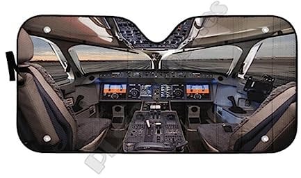 3D-Gedruckter Auto-Sonnenschutz, Auto-Sonnenschutz für Auto, LKW, Dekor, Windschutzscheiben-Sonnenschutz, 3,75 x 140 cm