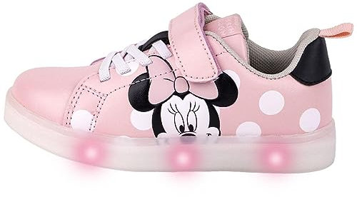 Disney Zapatillas de Minnie Mouse, Scarpe da Ginnastica Unisex-Bambini, Rosa, 29 EU