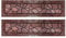 andiamo Stufenmatte La Traviata 2er Set 24 x 90 cm aus Weichkautschuk rutschhemmender Treppenschutz pflegeleicht witterungsbeständig Terra