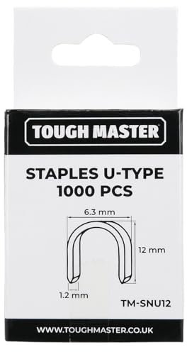 U- Grapas para clavos, 1000 unidades, tipo U, galvanizadas, 12 mm, acero chapado en zinc, resistentes a la corrosión, con puntas afiladas para decoración, carpintería, muebles, vallas publicitarias