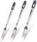 Lot de 3 Pinceau Rond, Pinceaux Vernis Rond - 3 Tailles, Pinceau de Pouce Professionnnels, Ronds Pointus Pinceau pour Peinture Coins Fenêtres/Armoires/Zones Étroites, 9.5, 13, 15mm (Gris)