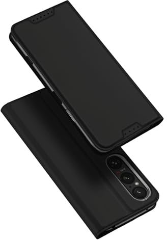 zZjoOoj Mobile Phone Case for Sony Xperia 1 VI Flip Cases (No for Magnetic Closure), Premium Quality Leather Phone Cover Case, Money and Card Holder, Shockproof, Black