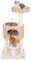 GYMAX Cat Tree, Modern Cat Tower with Top Perch, Hand-Made Wicker Cat Condo, Sisal Scratching Posts, Hanging Toy, Bed, Removable Cushion, Kitty Activity Center for Indoor Cats