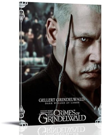 LaFegoude THE CRIMES OF GRINDELWALD MOVIE Poster Dekorative Malerei Leinwand Wandkunst Wohnzimmer Poster Schlafzimmer Malerei,Wandkunst Bilddruck Moderne Familienzimmer Dekor 08x12inch(20x30cm)