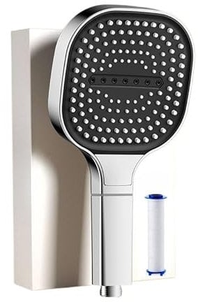 HydroLux™ High-Pressure Shower Head Casadecorliving (Silver1 Piece)