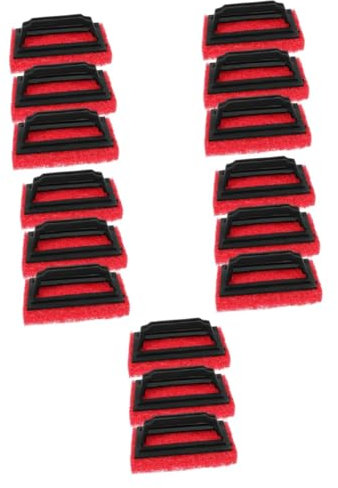 Tofficu 5 Sätze Siebdruckrahmen Siebdruck Set Siebdruckplatte Siebdruckbedarf Siebdruckset Uv Seide Drucken Schrubben Abs Pads Zubehör Reiniger Tintenpinsel Scheuerschwamm Rot 3 Stück * 5