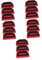 Tofficu 5 Sätze Siebdruckrahmen Siebdruck Set Siebdruckplatte Siebdruckbedarf Siebdruckset Uv Seide Drucken Schrubben Abs Pads Zubehör Reiniger Tintenpinsel Scheuerschwamm Rot 3 Stück * 5