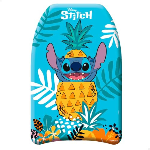 ODS - Sunday -Tavola da Nuoto Stitch per Bambini, Leggera e Resistente, Misura 43,5 x 28,5 x 4 cm, Ideale per Mare e Piscina