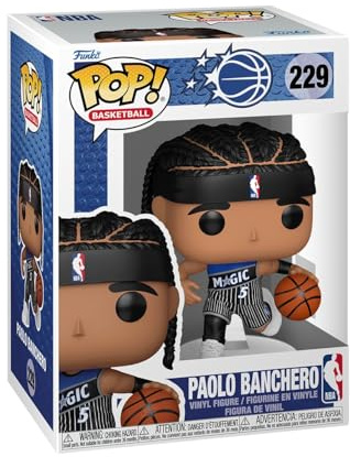 Funko POP! NBA: Magic - Paolo Banchero (Black) | Offizieller Fanartikel und Merch - Vinyl Sammelfigur als Regal Deko - Geschenkidee zum Geburtstag für Fans und Sammler