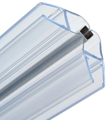 IWOFER Ricambi Box Doccia | Guarnizione per Vetro 6 7 8 mm | Made in Italy | Installazione Facile (Trasparente, M68-C200W/12)