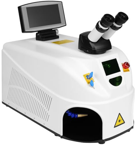 ZAC Saldatrice laser per gioielli da 80 W, saldatrice laser a punti 50J, classe 1, 0,39 mW, saldatrice laser per gioielli, oro, argento, anelli, ciondoli, bracciali, saldatrice laser permanente per