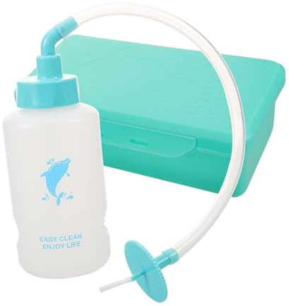Beaupretty Praktische Ohrspülflasche Satz mit Silikonball Pp Ohrreiniger Flasche Sicherer Ohrenschmalzentferner Tragbar für Erwachsene und Kinder Ohrpflege Zuhause
