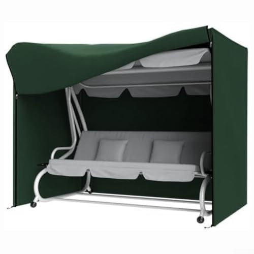 Protective Cover for 3 Seater Patio Swing Waterproof and UV Shield with Secure Fit Drawstring (140 * 66 * 91CM)