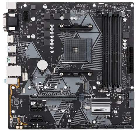 Carte mère Fit for ASUS Prime B450M-A AM4 B450 Kit Micro-ATX for Ryzen 9/7/5/3 5950X 5700X 5600 DDR4 M.2 HDMI Gaming Carte mère