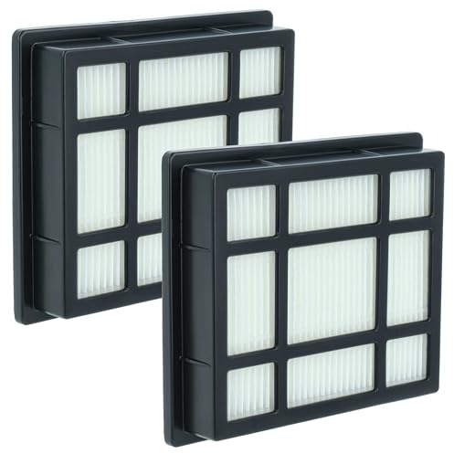 vhbw 2x Staubsaugerfilter kompatibel mit Nilfisk One Staubsauger - HEPA-Filter Schwarz