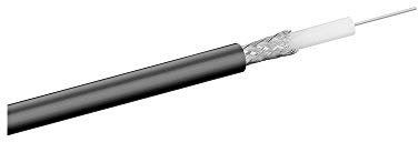 goobay VALUE cable coaxial RG-59, negro, 100m, 75 Ohm