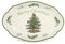 Spode Weihnachtsbaum Tablett mit fröhlichem Weihnachtsbaum (grün)