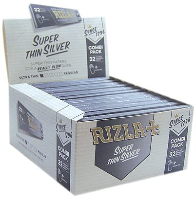 Rizla + Slim Rolling Paper x 50 Grey