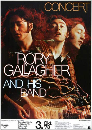 Rory Gallagher - Photo Finish, Frankfurt 1978 » Konzertplakat/Premium Poster | Live Konzert Veranstaltung | DIN A1 «