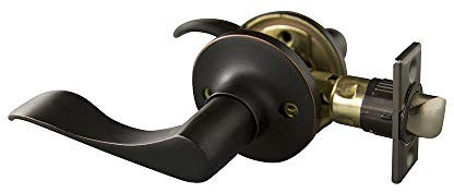 Design House 727990 Stratford 6-Way Latch Passage Door Knob, Oil Rubbed Bronze