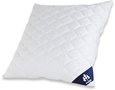 Irisette Micro Thermo Kopfkissen - Produziert in Deutschland - Kopfkissen mit abnehmbarem Bezug aus softer Microfaser, 80 x 80 cm, Öko-Tex zertifiziert
