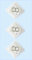 creapop®sticker ringkissen 3er pack ca. 35x35mm selbstklebend