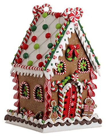 RAZ Imports - Mehrfarbiges Lebkuchenhaus, 34,3 cm