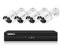 SANSCO 5MP Outdoor CCTV Security Camera System, 8 Channel DVR System, 4x 1080P HD Wired Waterproof Security Cameras, Human/Face/Vehicle Detection, Email/App Alert, Night Vision, No Hard Drive Disk