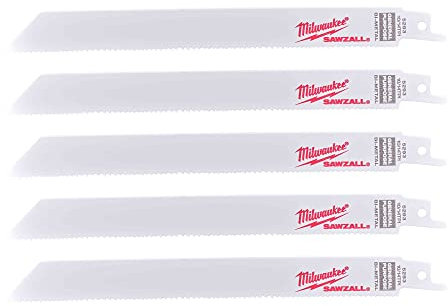 Milwaukee 45242084074 Lame de Scie Sabre Universelle, Blanc