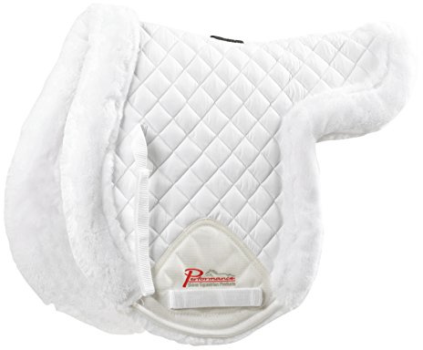 Shires Arma SupaFleece Fully Fleece-Lined Saddle Shaped Pad - Moisture Wicking & Machine Washable - Multiple Sizes 16-16.5