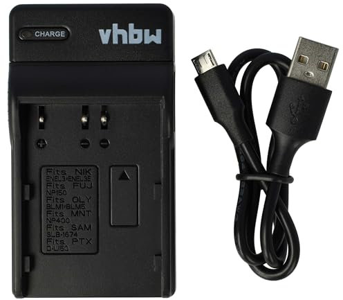 vhbw USB-C Ladegerät kompatibel mit Pentax D-Li50 für Kamera Camcorder