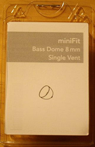 Original Oticon/Bernafon MiniFit Bass Dome 8mm Single Vent