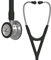 Littmann Cardiology IV Stethoskop für die Diagnose, Bruststück in Standardausführung, Schlauchanschluss und Ohrbügel aus Edelstahl, 6152, Standard Chestpiece/Stem/Headset, Black Tube, 69 cm