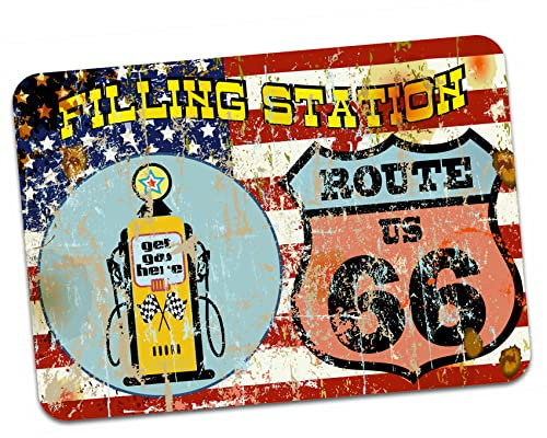 Finest Folia Retro Vintage Aufkleber Sticker Old School Ace Kult Rockabilly (#19 Filling Station)