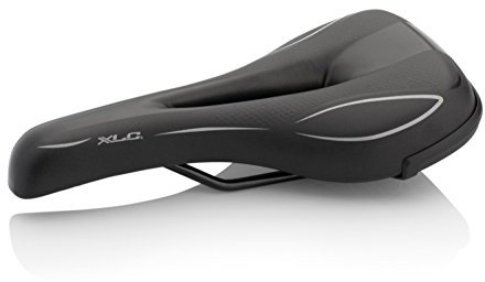XLC Unisex – Erwachsene SA-T14 MTB-Sattel Traveller II, Schwarz, 270x135 mm