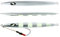 OCEAN CAT 1 PC Speed Fall Pitch Angeln LUERS sinkend führen Metall Jigs Jigs Köder mit Haken für Salzwasser-Angeln 17–27 cm 120 g/150 g/200g/250 g/300G/mandelfarben/500 g, Silber, 10 4/7oz(300g)