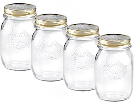 Bormioli Rocco Quattro Stagioni Glas – 0,50 l // 482 ml – 4-teiliges Set.