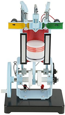Akozon Modèle de Moteur Moteur Modèle Physique à 4 Temps pour Mécanique Instrument D'Enseignement Expérimental