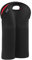 PAWHITS Weinflaschen Weintasche aus Neopren für Wein, Wasser, Champagner, Bier, Babyflaschen – Black, 2 Bottles