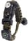Paracord Survival Armband Kit für Herren Damen, Survival Armband mit Feuerstein + Kompass + Thermome (Armeegrün)